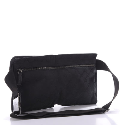 Gucci GG Monogram Double Pocket Belt Bag Black 3 of 9