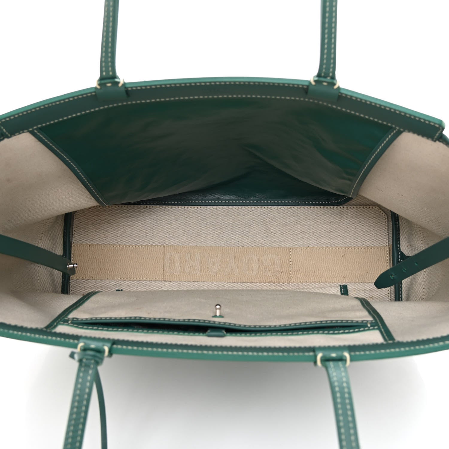 Goyard Goyardine Bellechasse PM Green 4 of 6