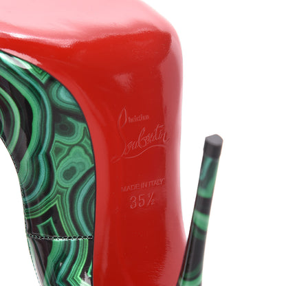 Christian Louboutin Patent Malachite So Kate 120 Pumps 35.5 Vert 6 of 7