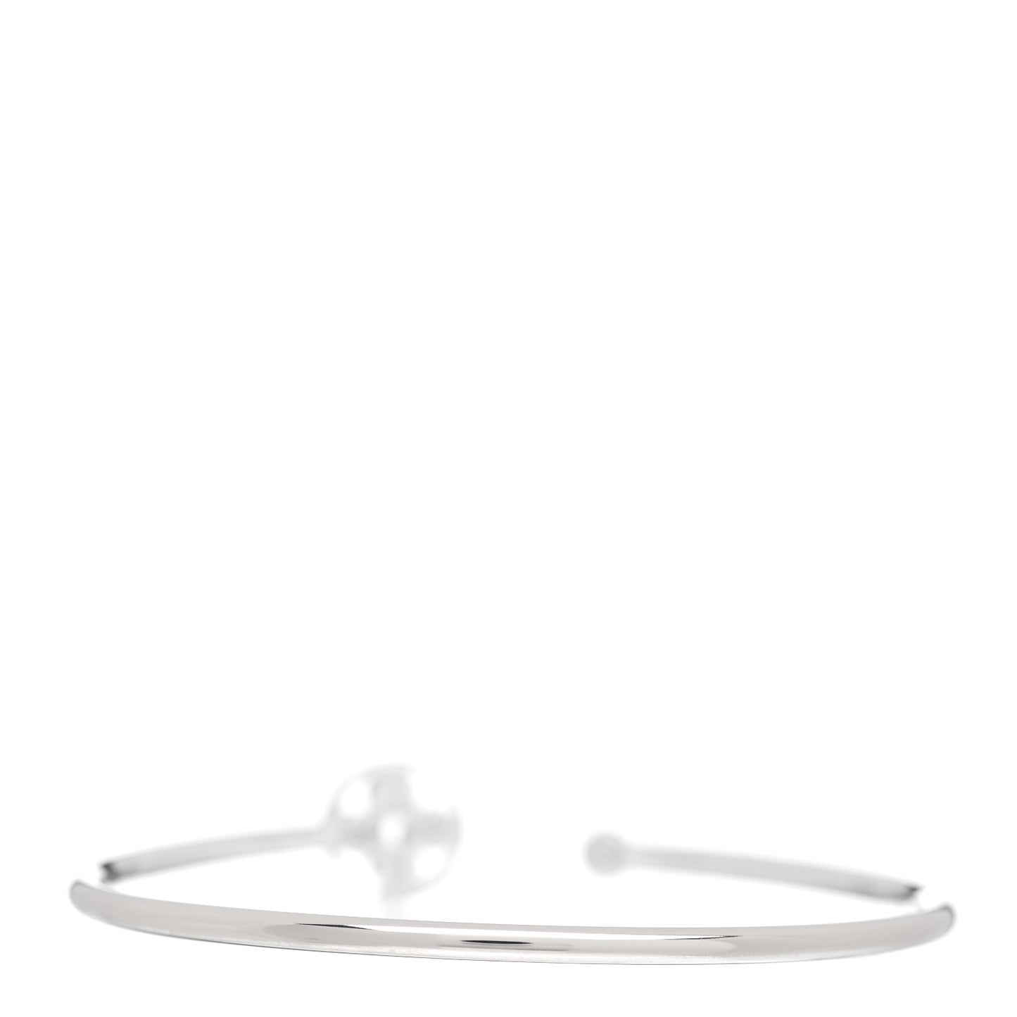 18K White Gold Diamond Idylle Blossom Twist Bracelet