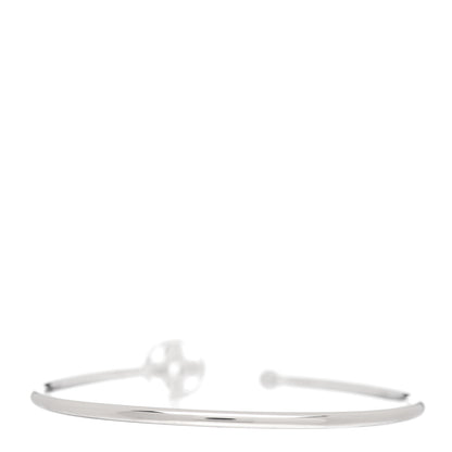 Louis Vuitton 18K White Gold Diamond Idylle Blossom Twist Bracelet 3 of 4