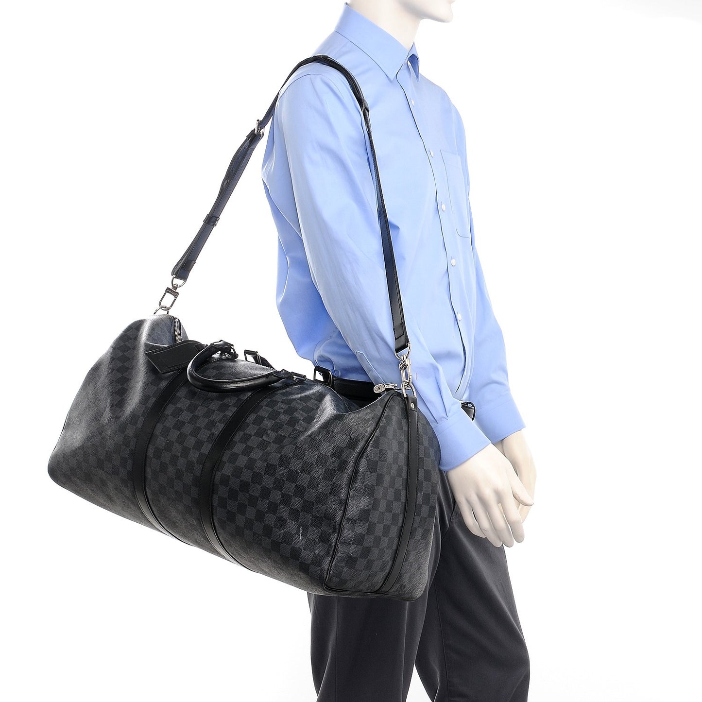 Damier Graphite Keepall Bandouliere 55