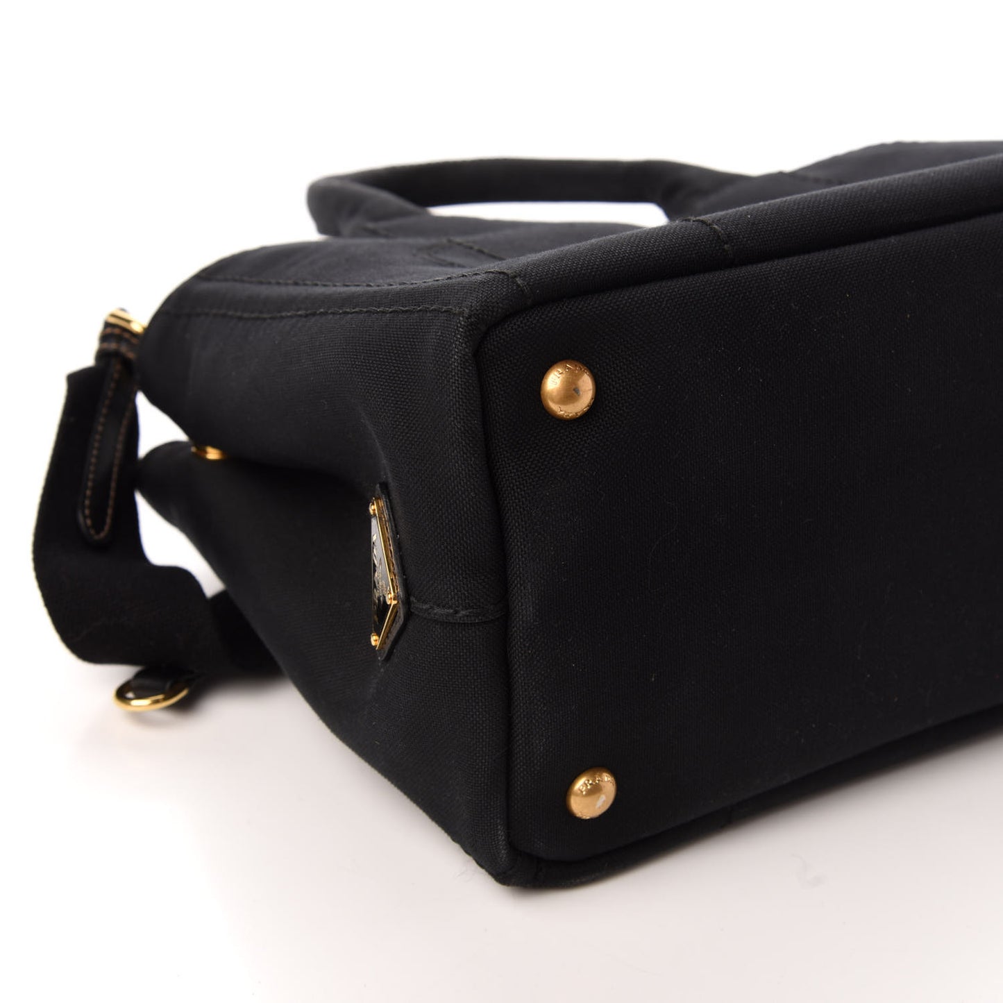 Canapa Small Logo Tote Black