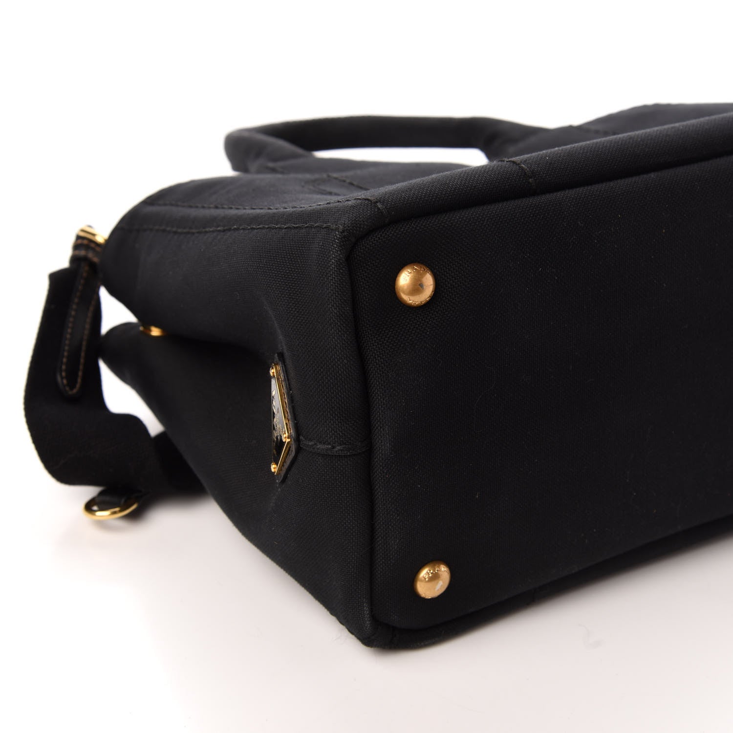 Prada Canapa Small Logo Tote Black 7 of 9