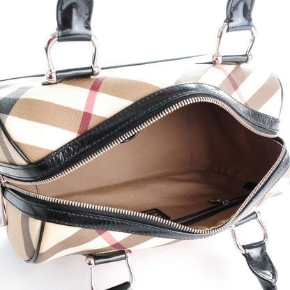 Burberry Nova Check Bowling Bag Black 5 of 9