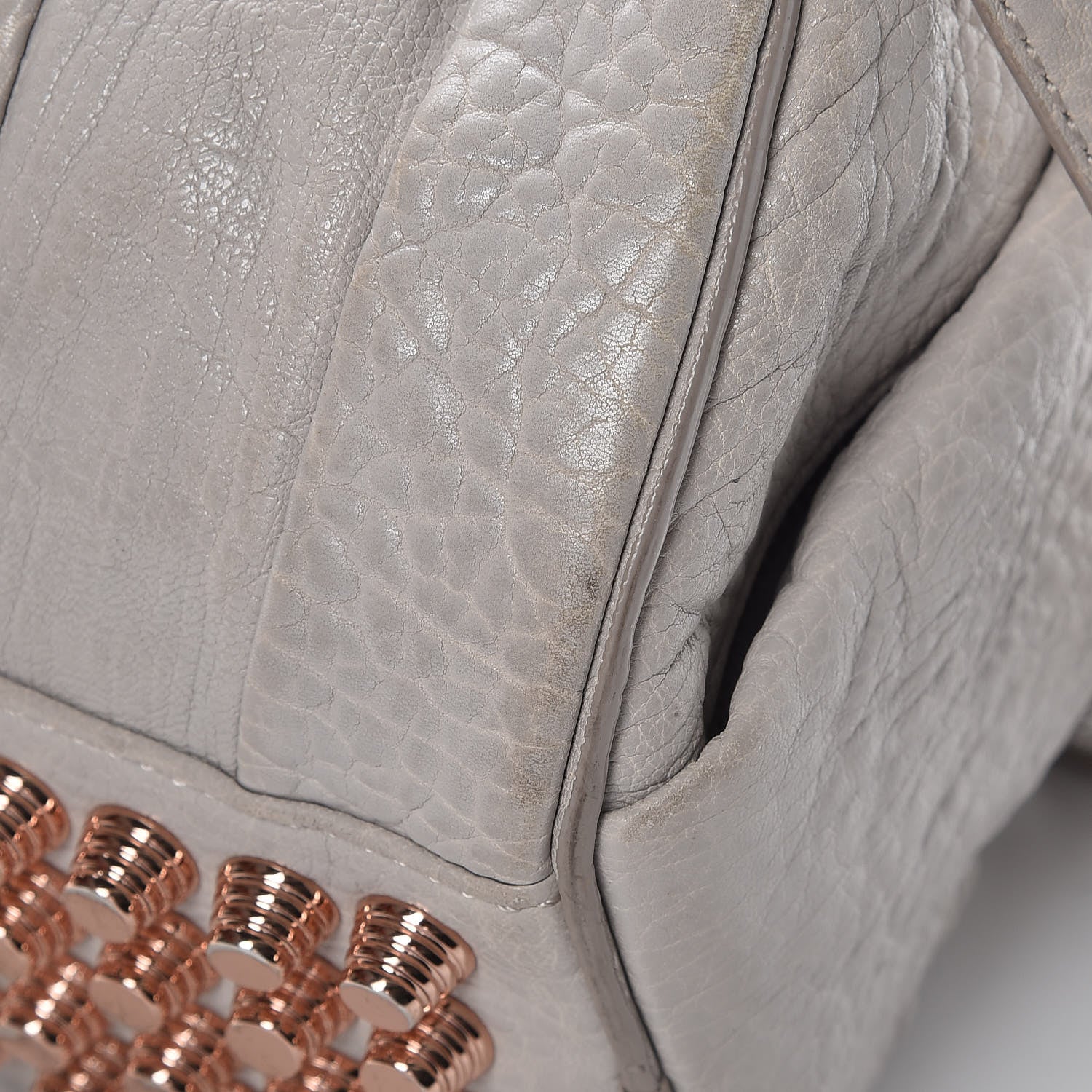 Alexander Wang Pebbled Lambskin Rockie Lilac Rose Gold Hardware 18 of 18