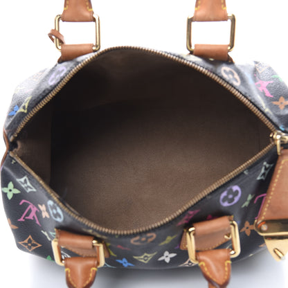Louis Vuitton Monogram Multicolor Speedy 30 Black 5 of 19