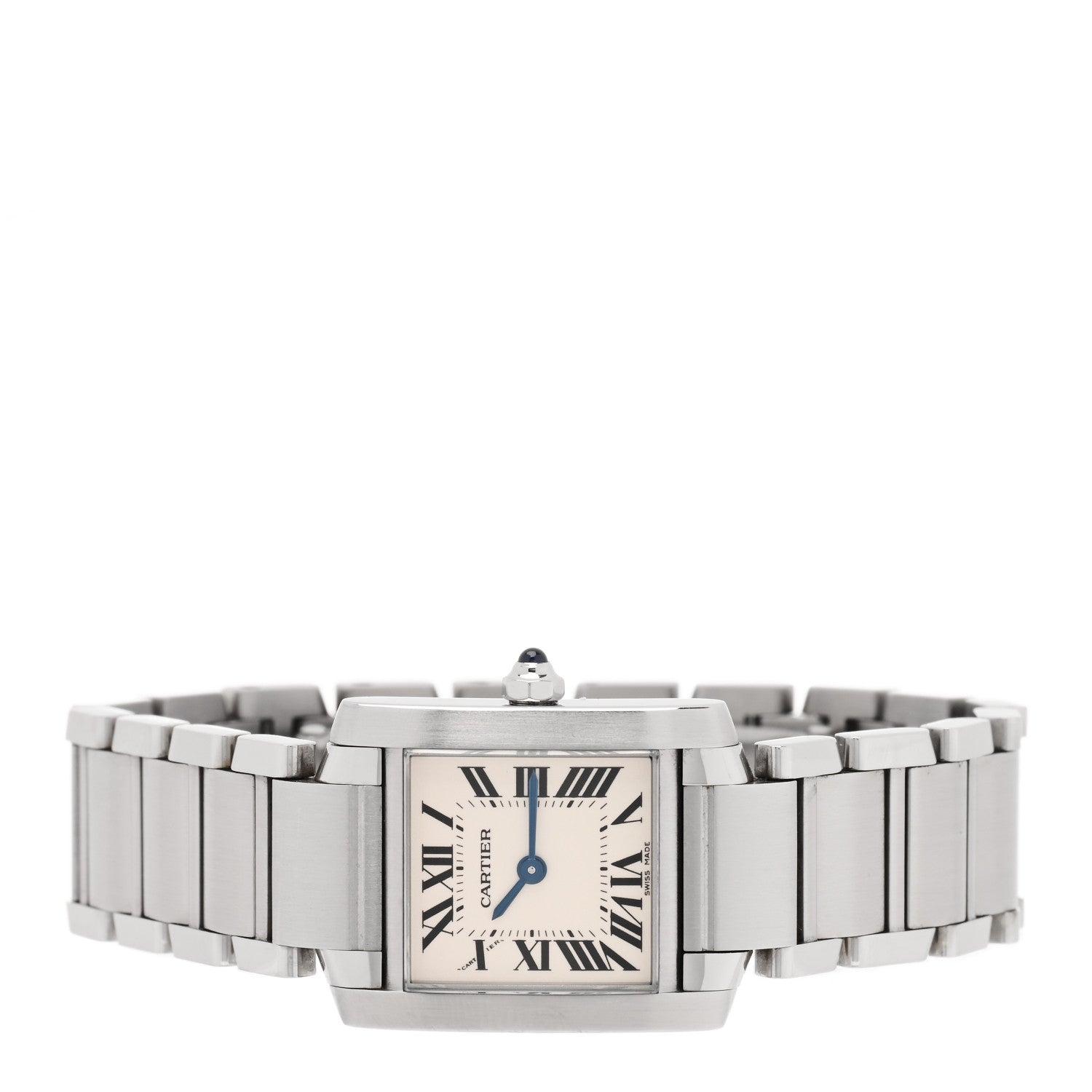 Cartier Stainless Steel 20mm Tank Francaise Quartz Watch 2 of 4