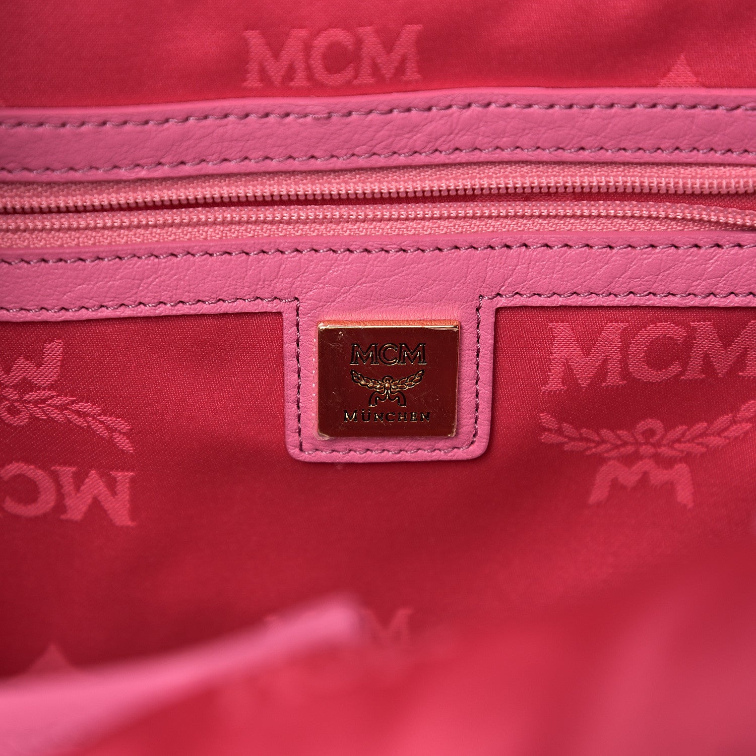 MCM Visetos Small Sprinkle Stud Stark Backpack Pink 5 of 8