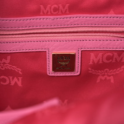 MCM Visetos Small Sprinkle Stud Stark Backpack Pink 5 of 8