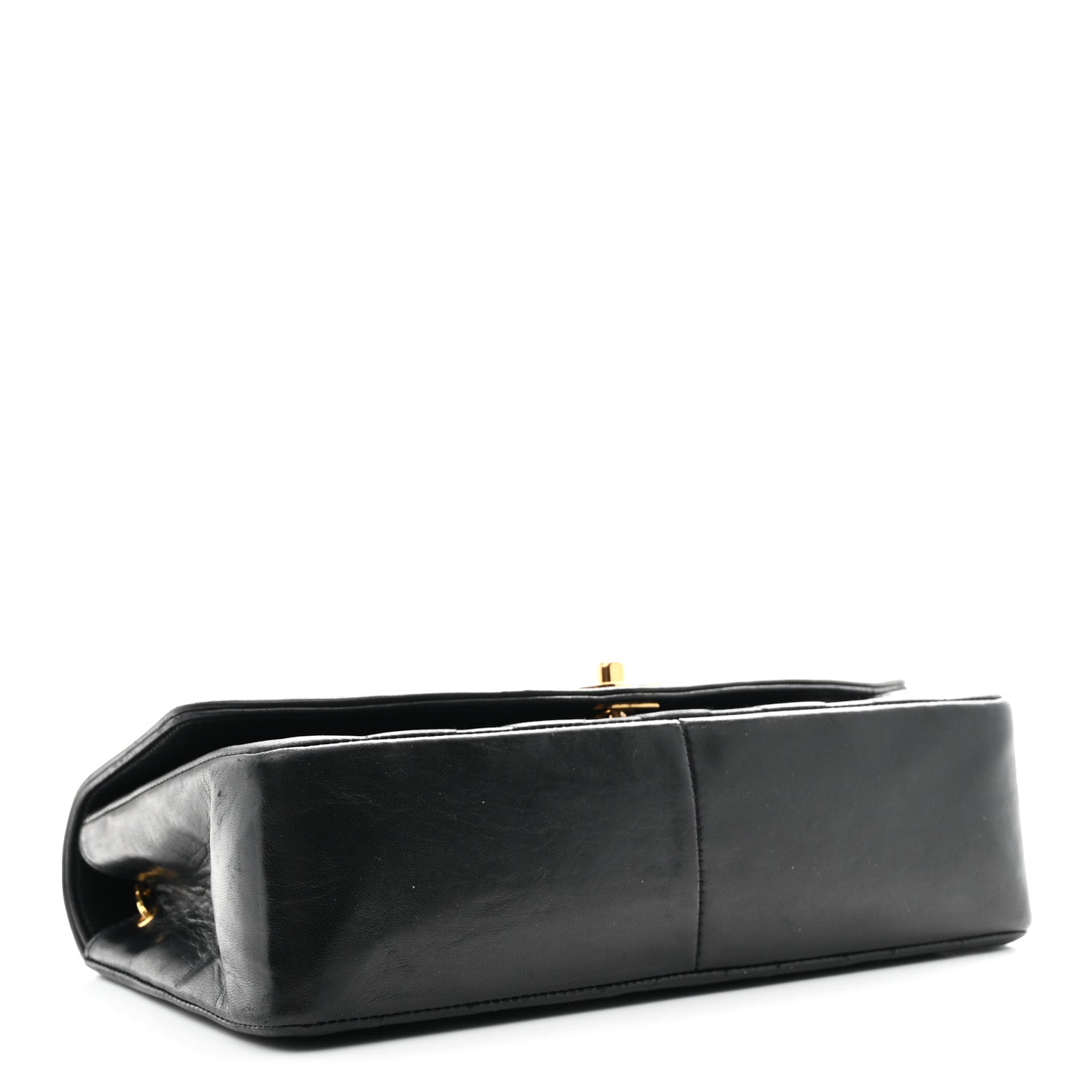 Chanel Lambskin Quilted Medium Single Flap Black 4 of 11