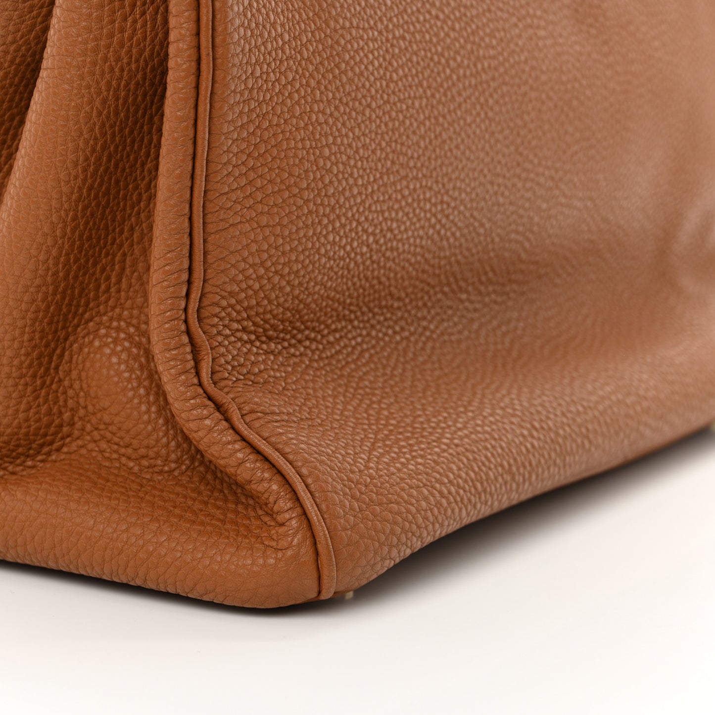 Taurillon Clemence Birkin 35 Gold