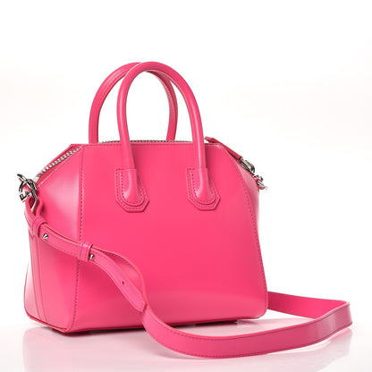 Givenchy Shiny Lord Calfskin Mini Antigona Shocking Pink 4 of 8