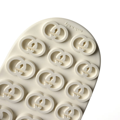 Gucci GG Monogram Womens 1977 Tennis Platform 52mm Sneakers 41 Great White Mystic White 7 of 9