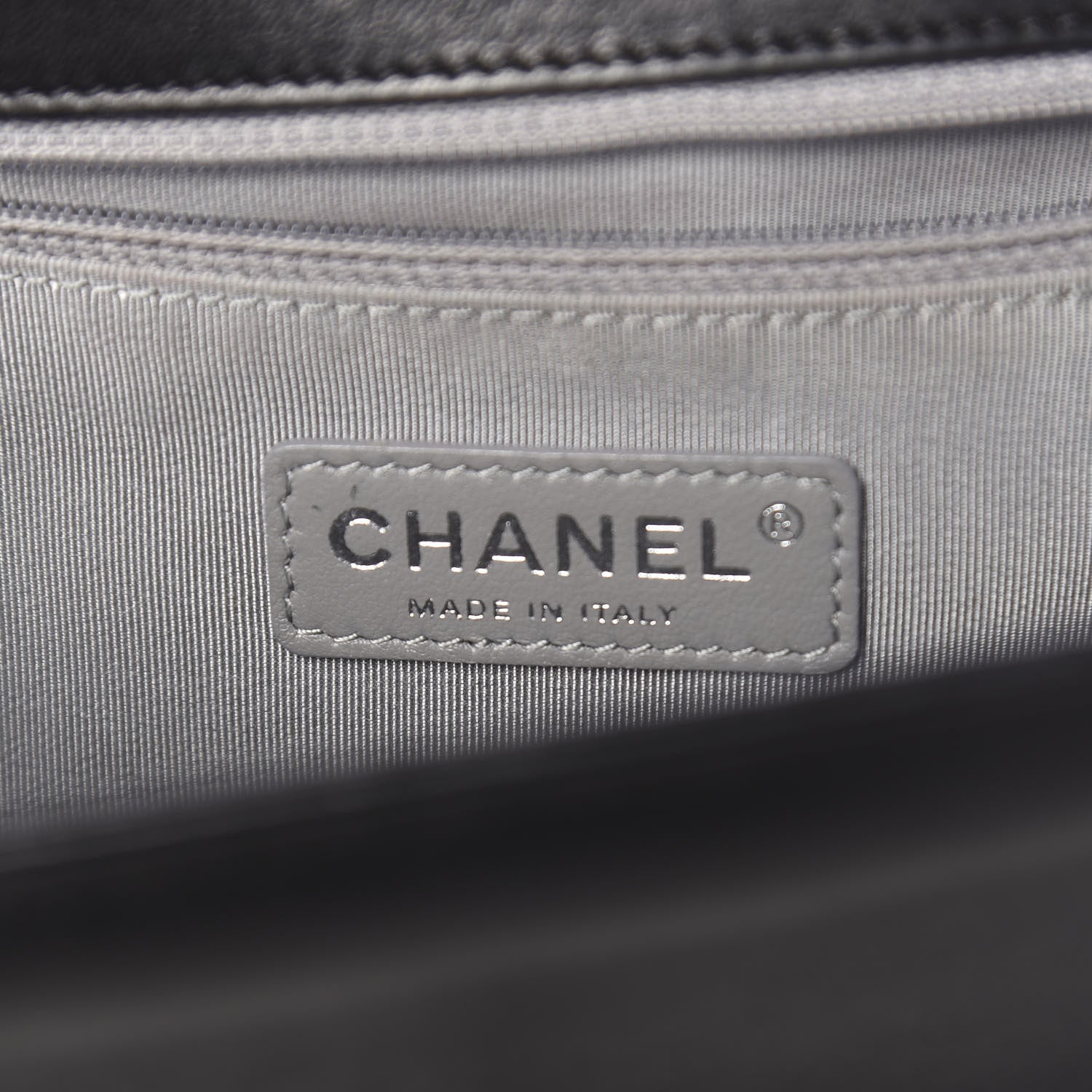 Chanel Lambskin Quilted Large Boy Flap Black 6 of 12