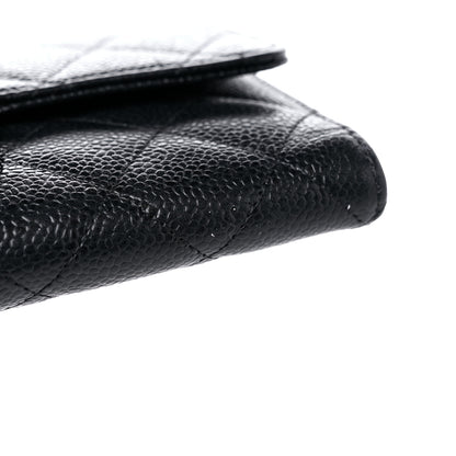 Chanel Caviar Quilted Large Flap Wallet Black 20 of 21