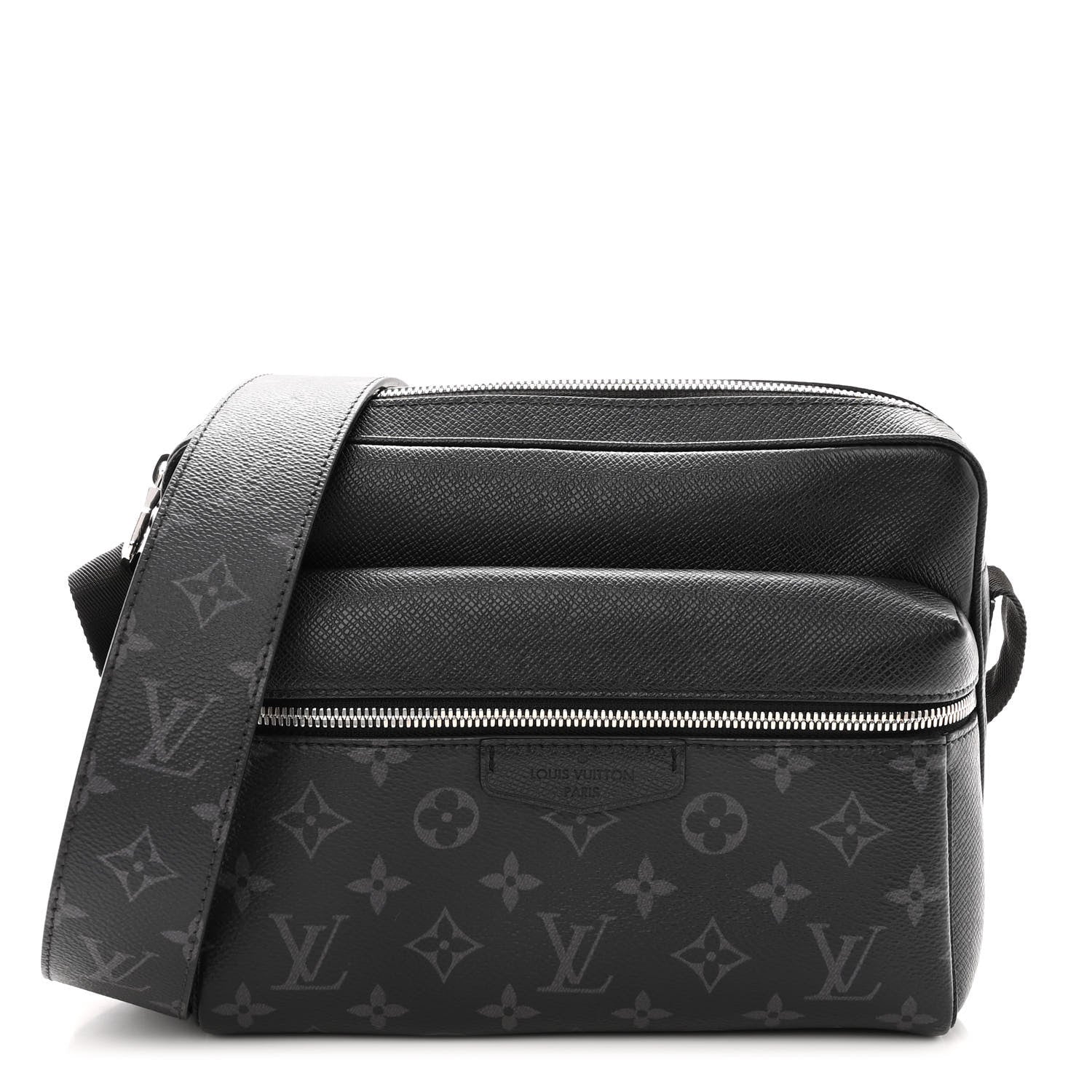 Louis Vuitton Taiga Monogram Eclipse Outdoor Messenger Black 1 of 9