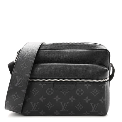 Louis Vuitton Taiga Monogram Eclipse Outdoor Messenger Black 1 of 9