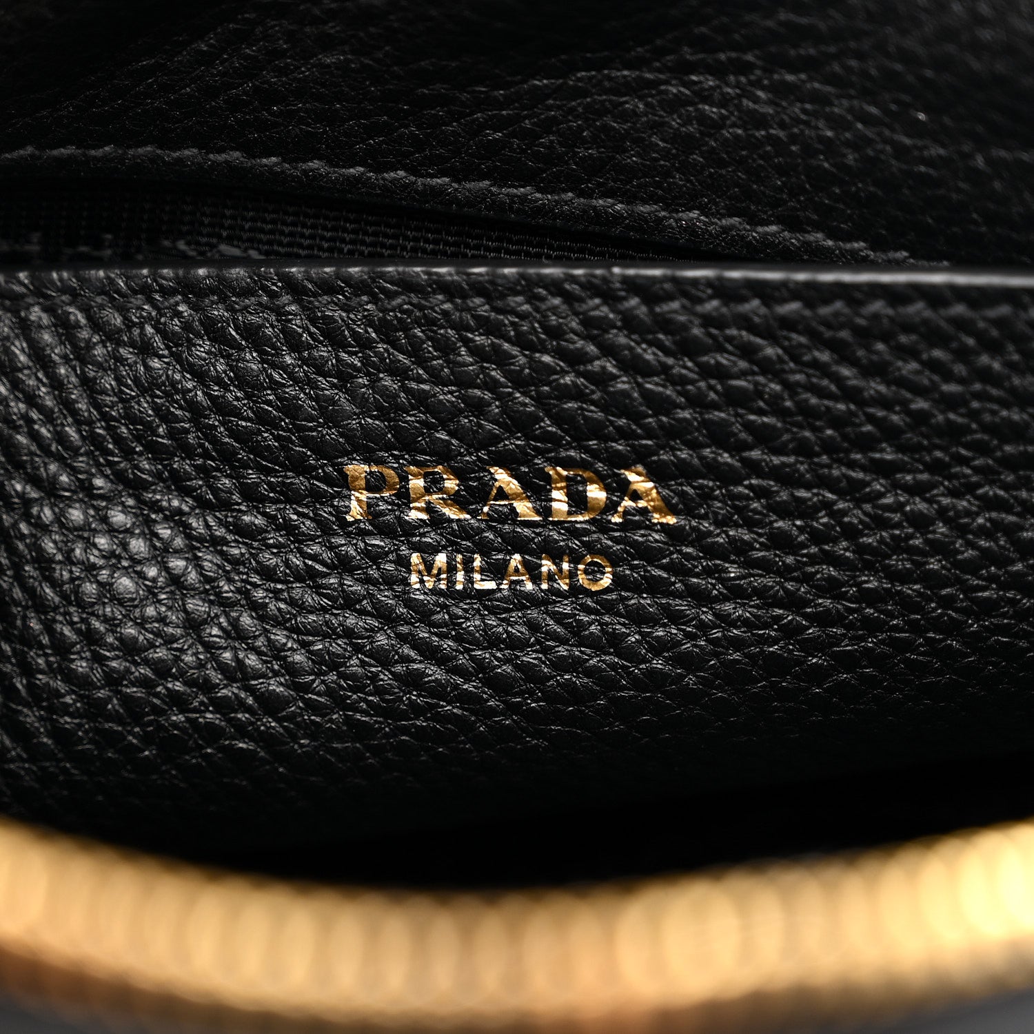 Prada Vitello Phenix Crossbody Bag Black 6 of 11