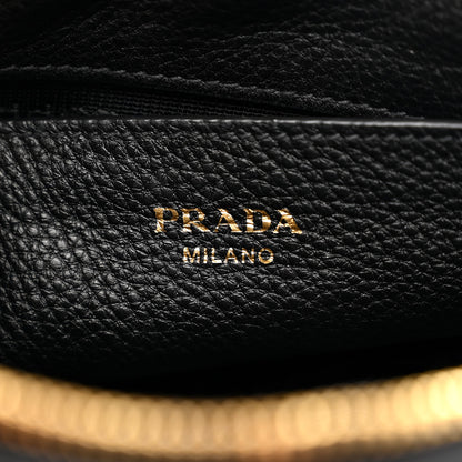 Prada Vitello Phenix Crossbody Bag Black 6 of 11