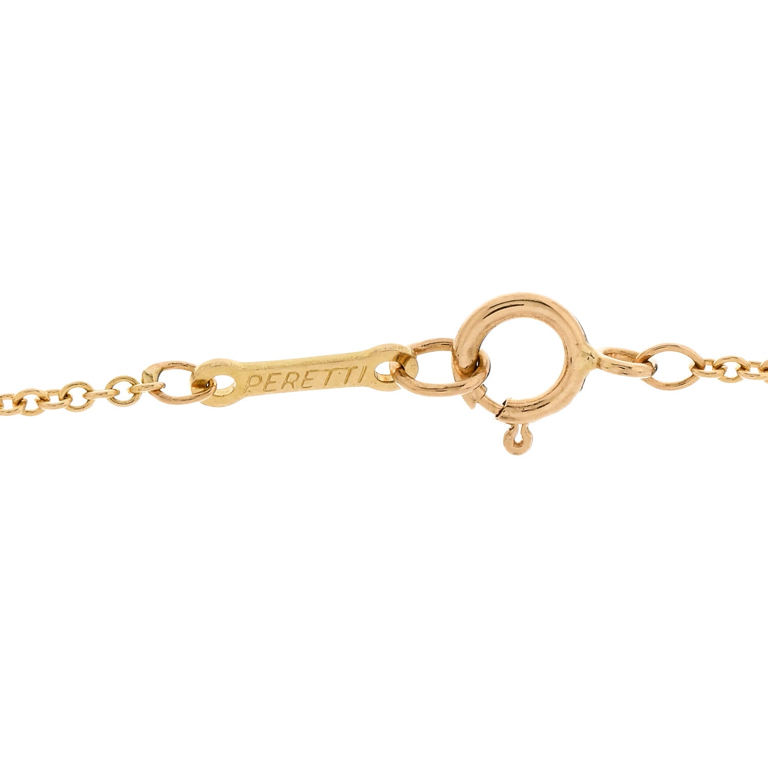 Tiffany 18K Yellow Gold Elsa Peretti Full Heart Pendant Necklace 6 of 6