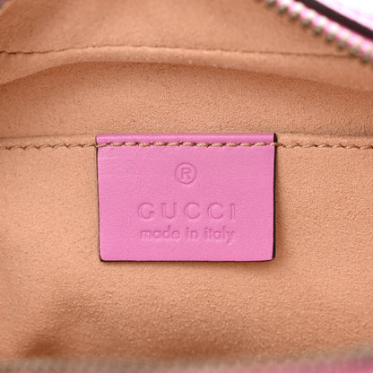 Gucci Calfskin Matelasse Small GG Marmont Chain Shoulder Bag Candy Mousse 6 of 10