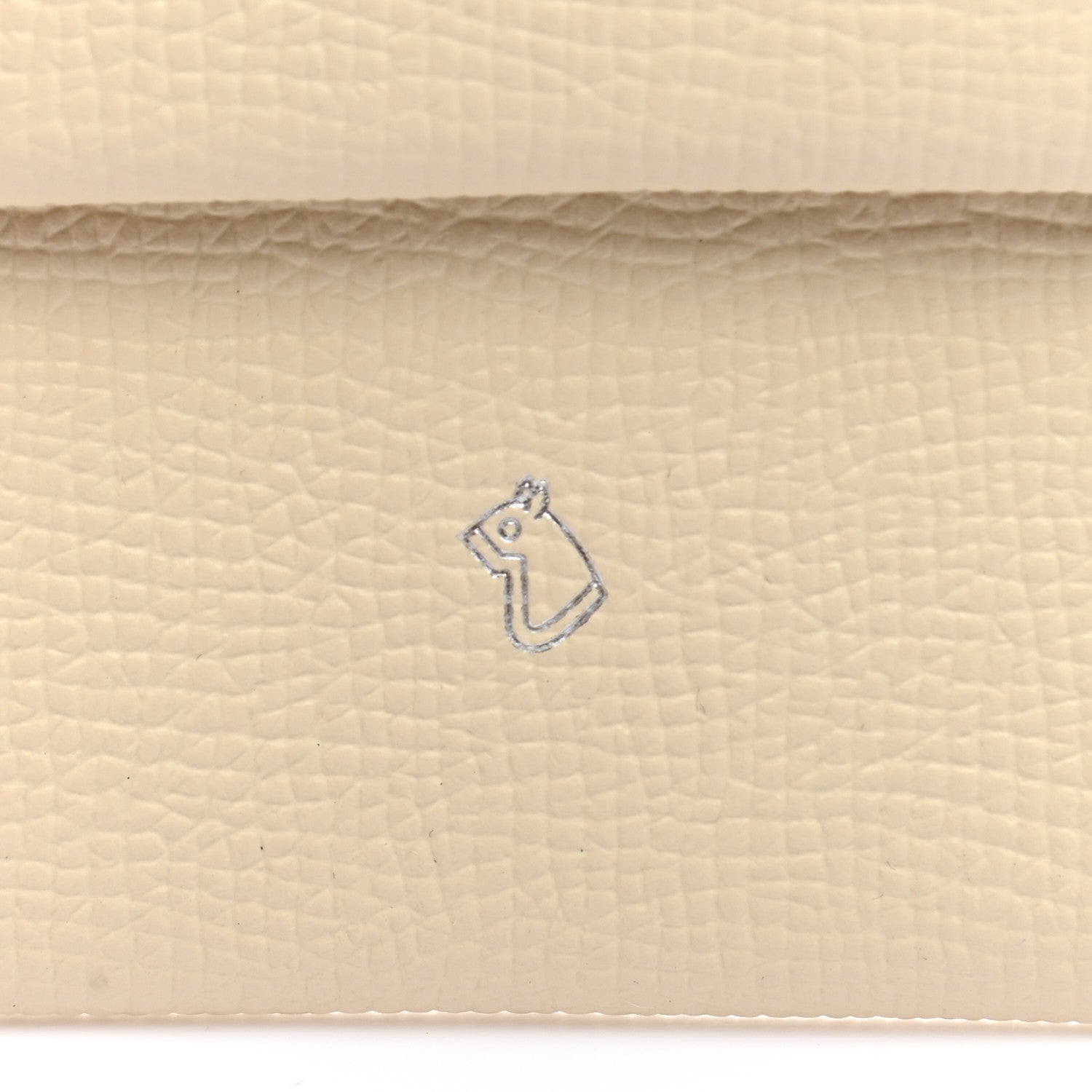 Hermes Epsom Horseshoe Verso Bastia Coin Purse Nata Gold 8 of 9