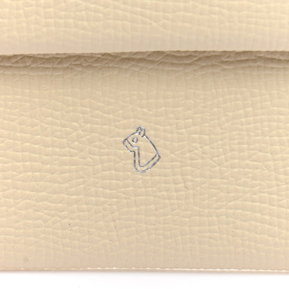 Hermes Epsom Horseshoe Verso Bastia Coin Purse Nata Gold 8 of 9