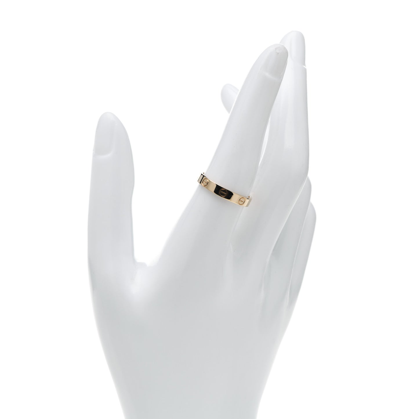 18K Yellow Gold 3.5mm LOVE Wedding Band Ring 57 8