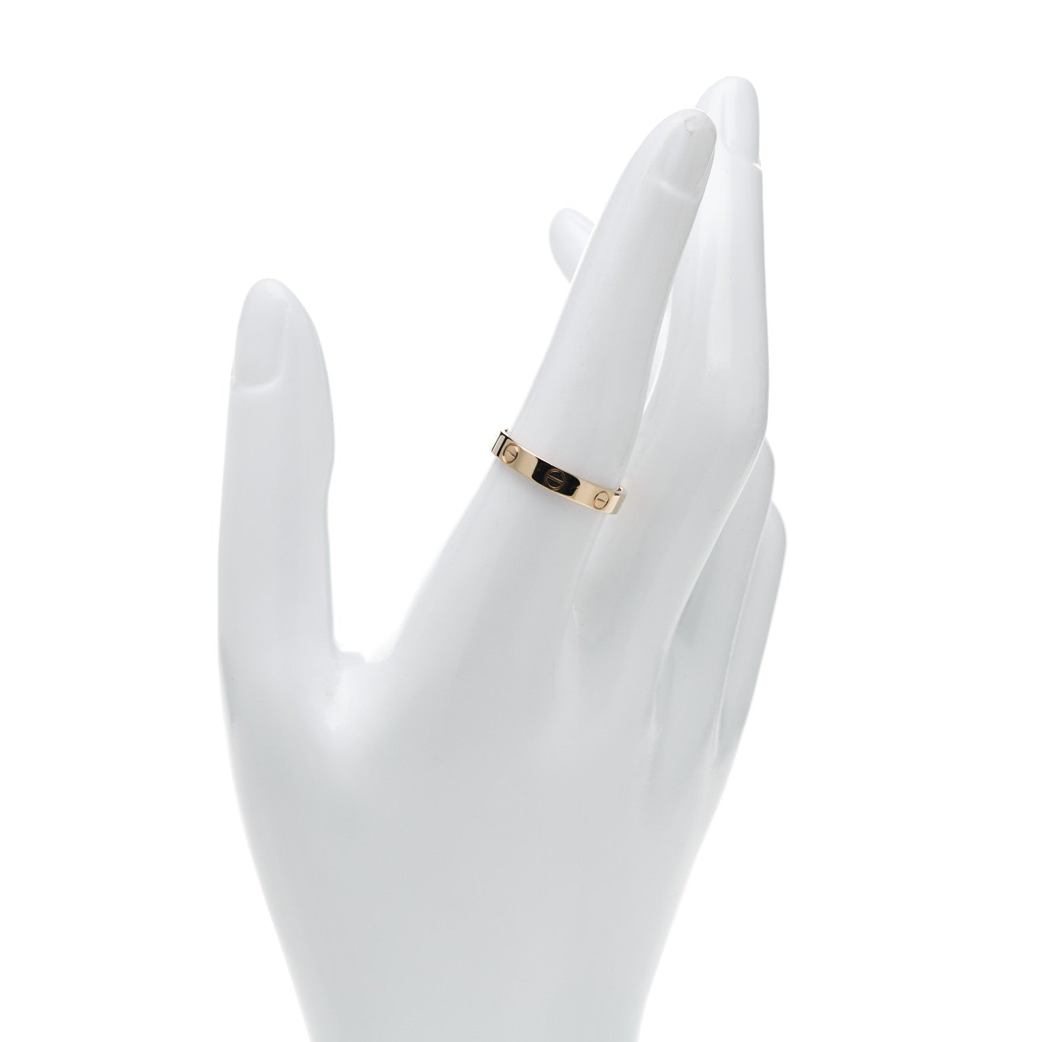 Cartier 18K Yellow Gold 3.5mm LOVE Wedding Band Ring 57 8 2 of 5