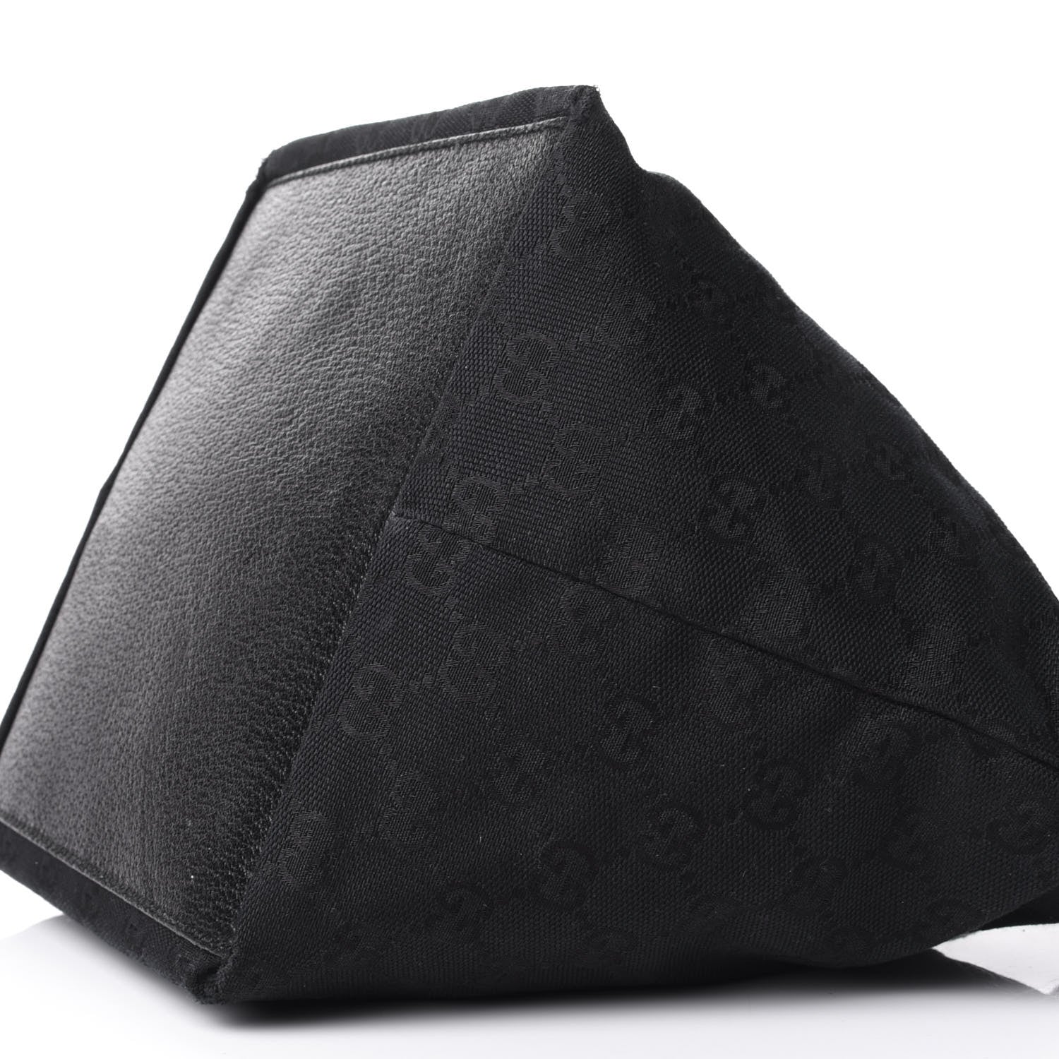 Gucci GG Monogram Small Web Handle Bucket Tote Black 10 of 10