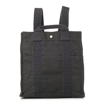 Hermes Canvas Herline Backpack Grey 1 of 22