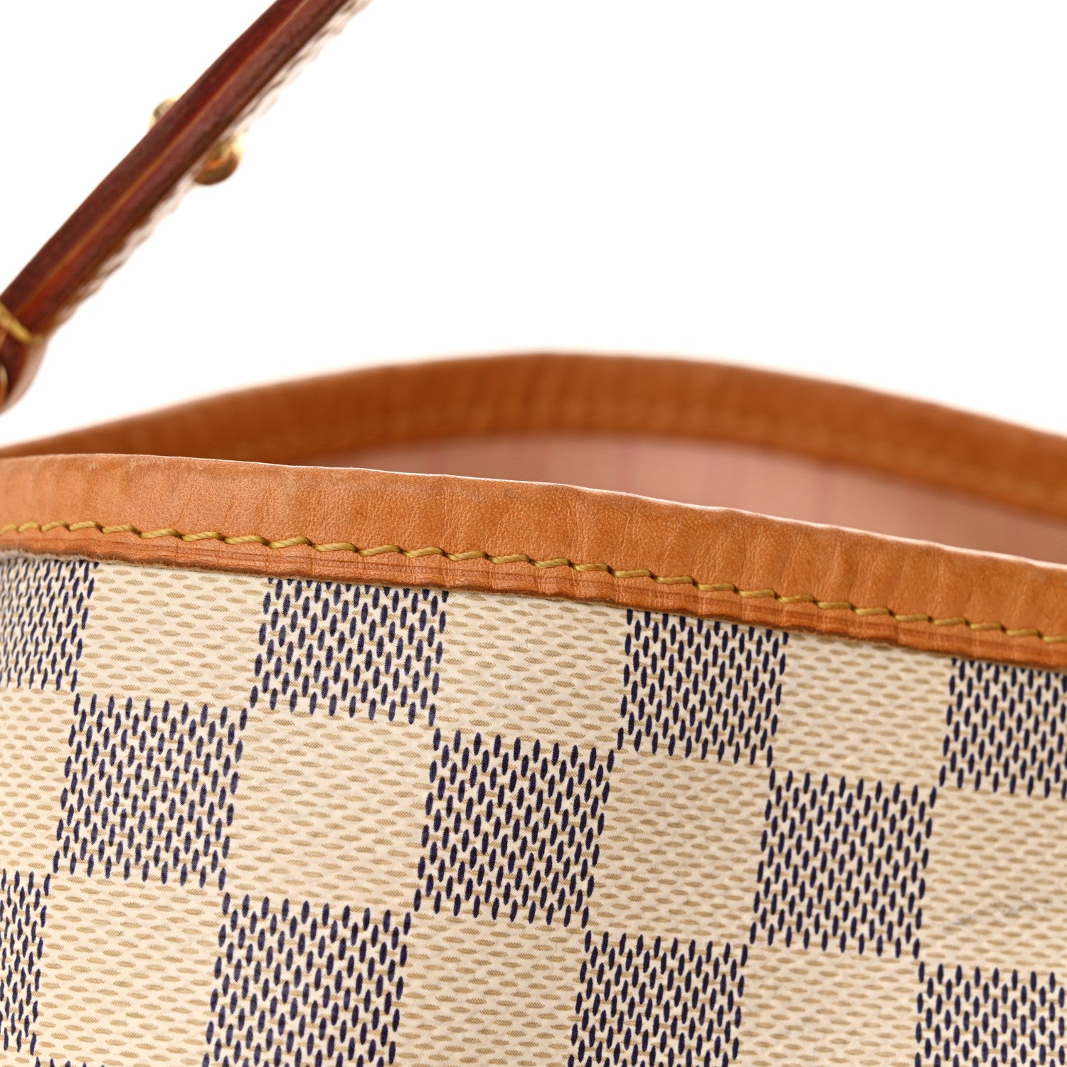 Louis Vuitton Damier Azur Delightful MM Rose Ballerine 12 of 15