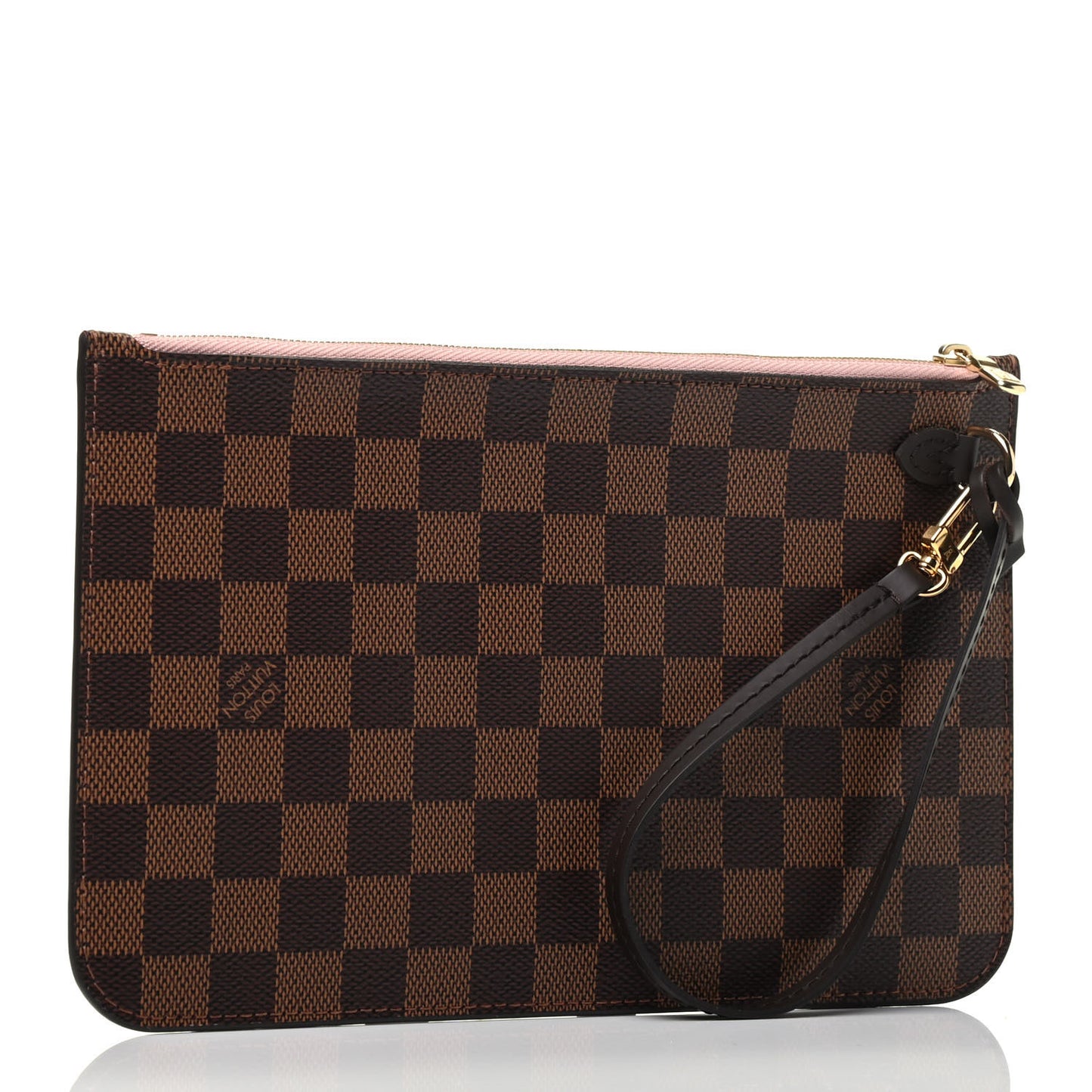 Damier Ebene Neverfull MM GM Pochette Rose Ballerine