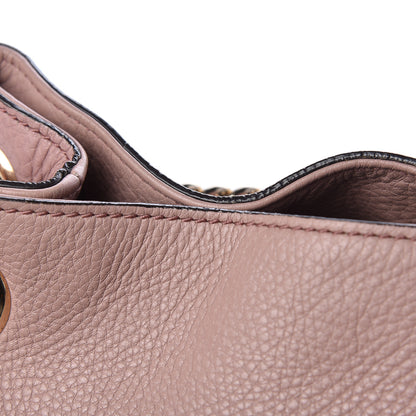 Gucci Pebbled Calfskin Medium Soho Chain Shoulder Bag Dark Cipria 21 of 21