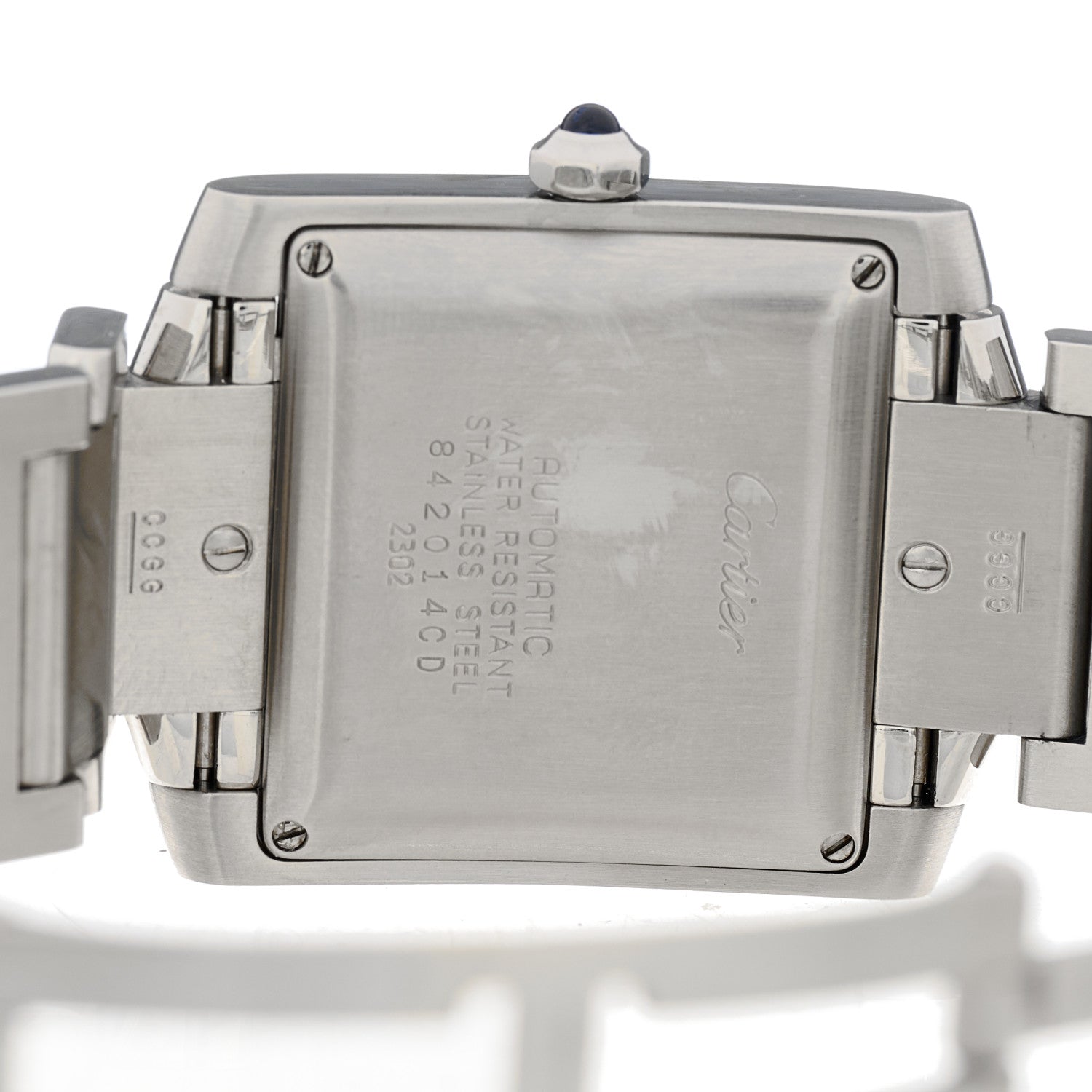 Cartier Stainless Steel 28mm Tank Francaise Automatic Watch 4 of 4