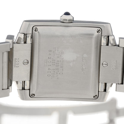 Cartier Stainless Steel 28mm Tank Francaise Automatic Watch 4 of 4
