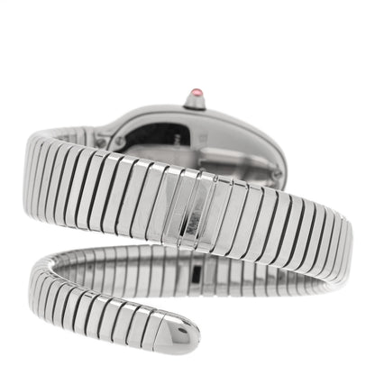 Bulgari Stainless Steel Diamond Bezel 35mm Serpenti Tubogas Quartz Watch 3 of 5