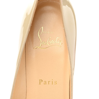 Christian Louboutin Patent Pigalle 100 Pumps 37 Nude 7 of 10