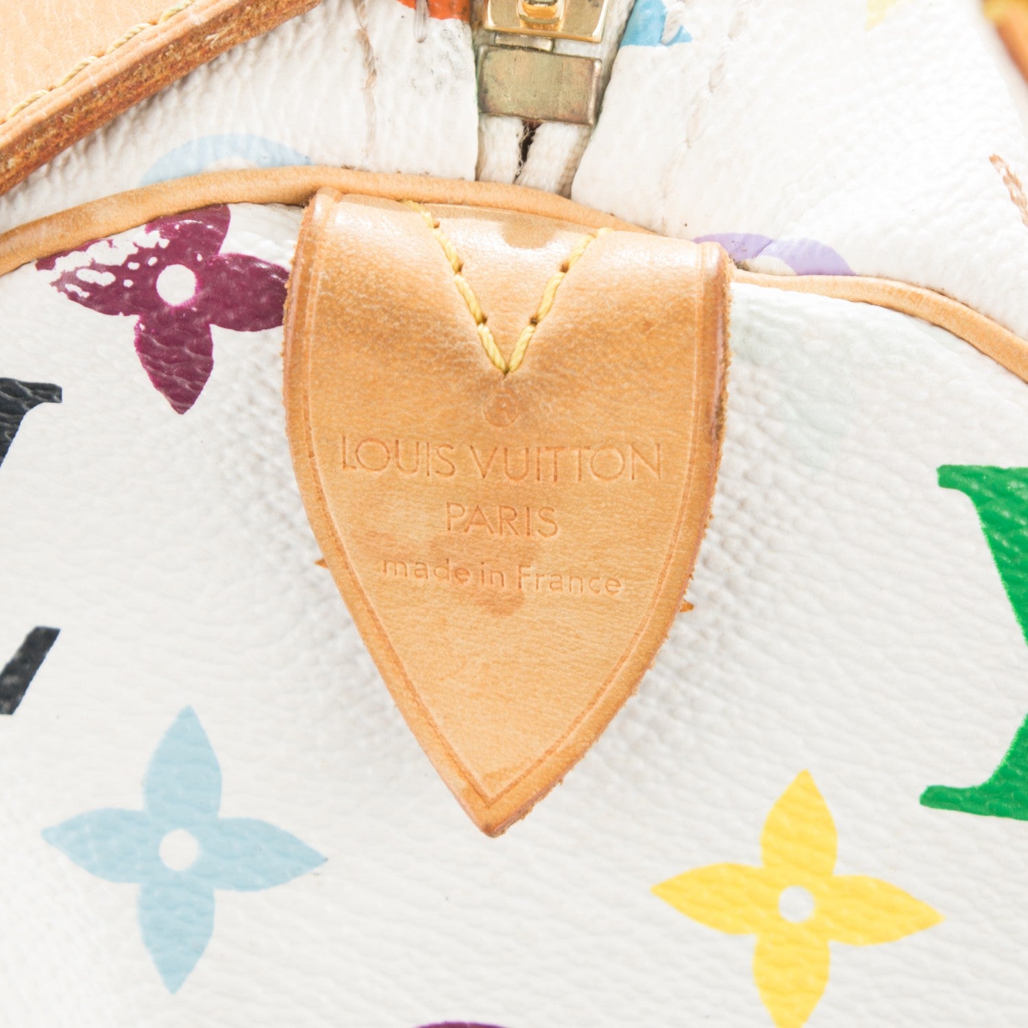 Louis Vuitton Monogram Multicolor Speedy 30 White 7 of 8