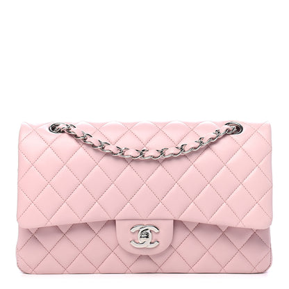 Chanel Lambskin Quilted Medium Double Flap Light Pink 1 of 9