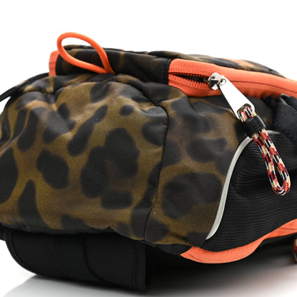 Burberry Nylon Leopard Print Leo Sling Bag Light Green Orange 10 of 10