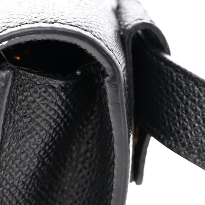 Christian Dior Grained Calfskin Saddle Belt Bag Black 11 of 13
