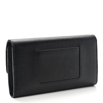 Mulberry Grain Vegetable Tanned Calfskin Darley Wallet Black 3 of 7