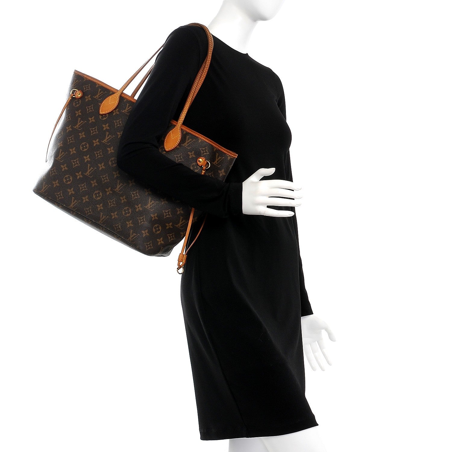 Louis Vuitton Monogram Neverfull MM 2 of 9