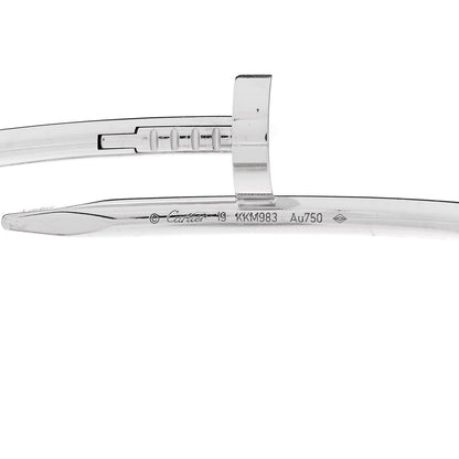 Cartier 18K White Gold Juste Un Clou Bracelet 19 4 of 4