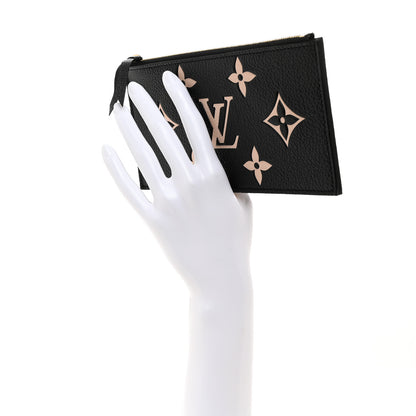 Louis Vuitton Empreinte Monogram Giant Crafty Pochette Felicie Zippered Insert Black 2 of 6