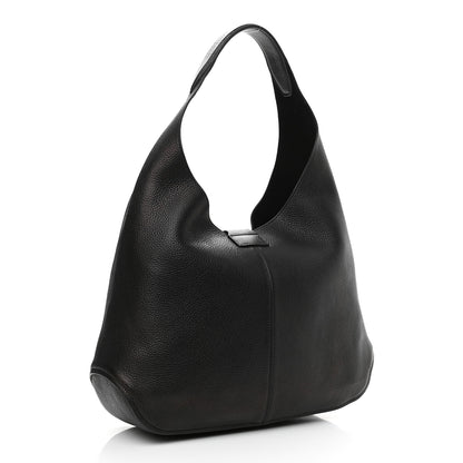 Salvatore Ferragamo Calfskin Margot Hobo Black 4 of 11
