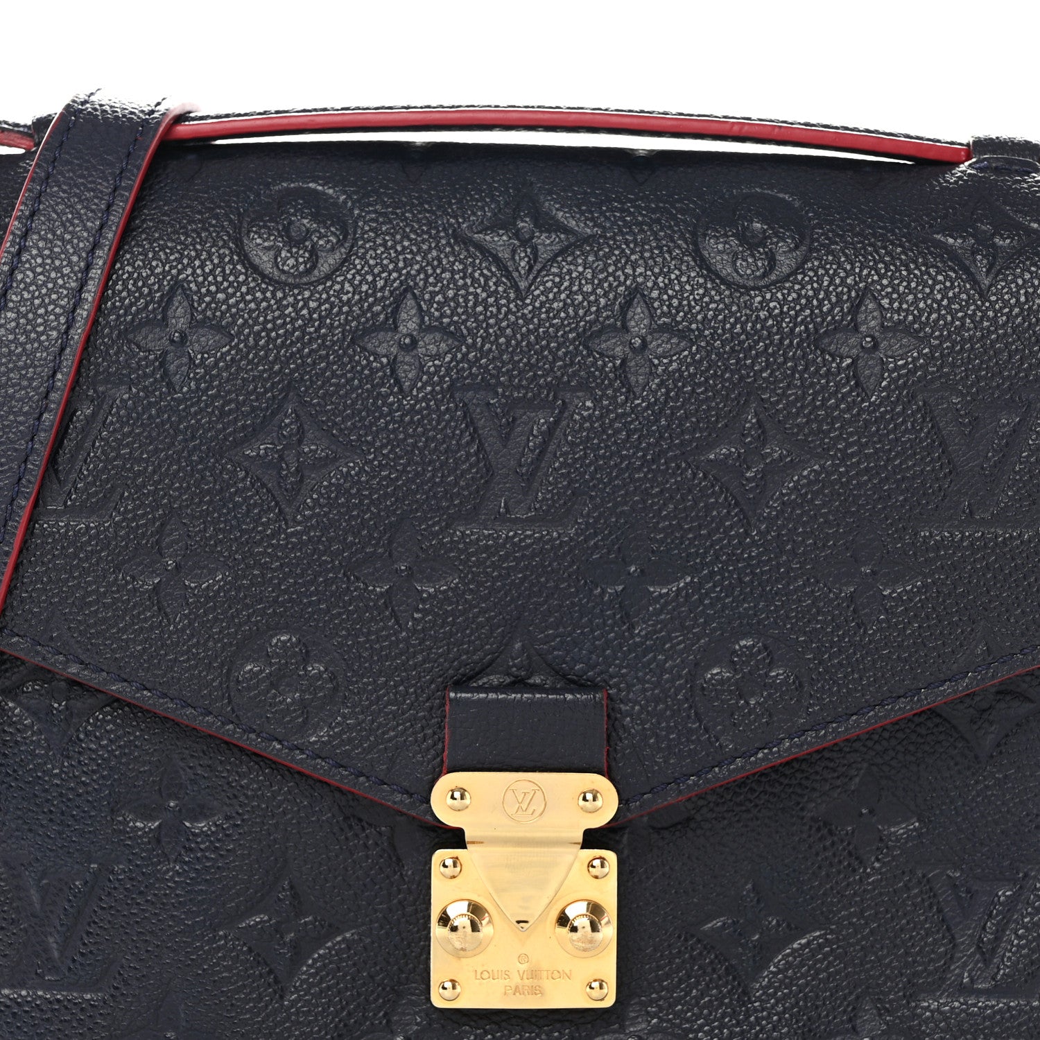 Louis Vuitton Empreinte Pochette Metis Marine Rouge 7 of 11
