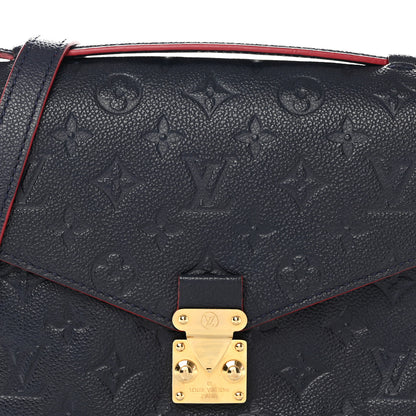 Louis Vuitton Empreinte Pochette Metis Marine Rouge 7 of 11